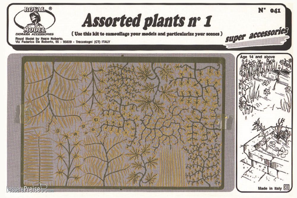 Royal Model RM041 - Assorted plants n.1