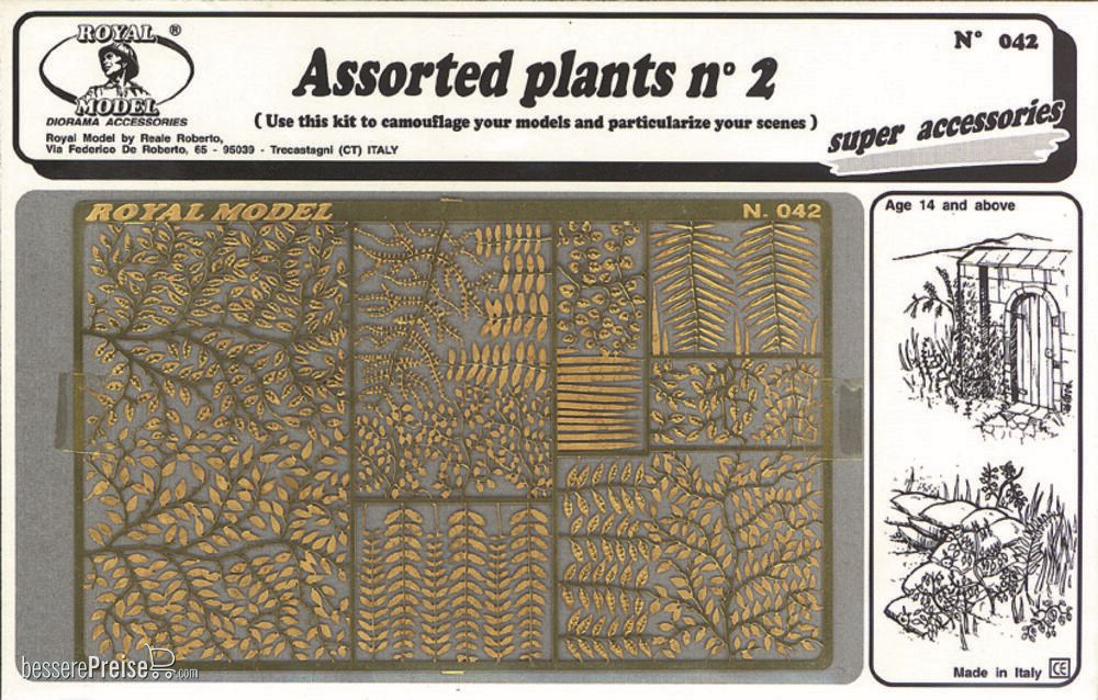 Royal Model RM042 - Assorted plants n.2