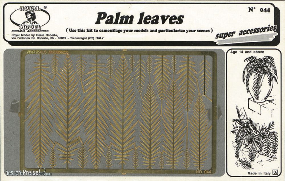 Royal Model RM044 - Palm leaves