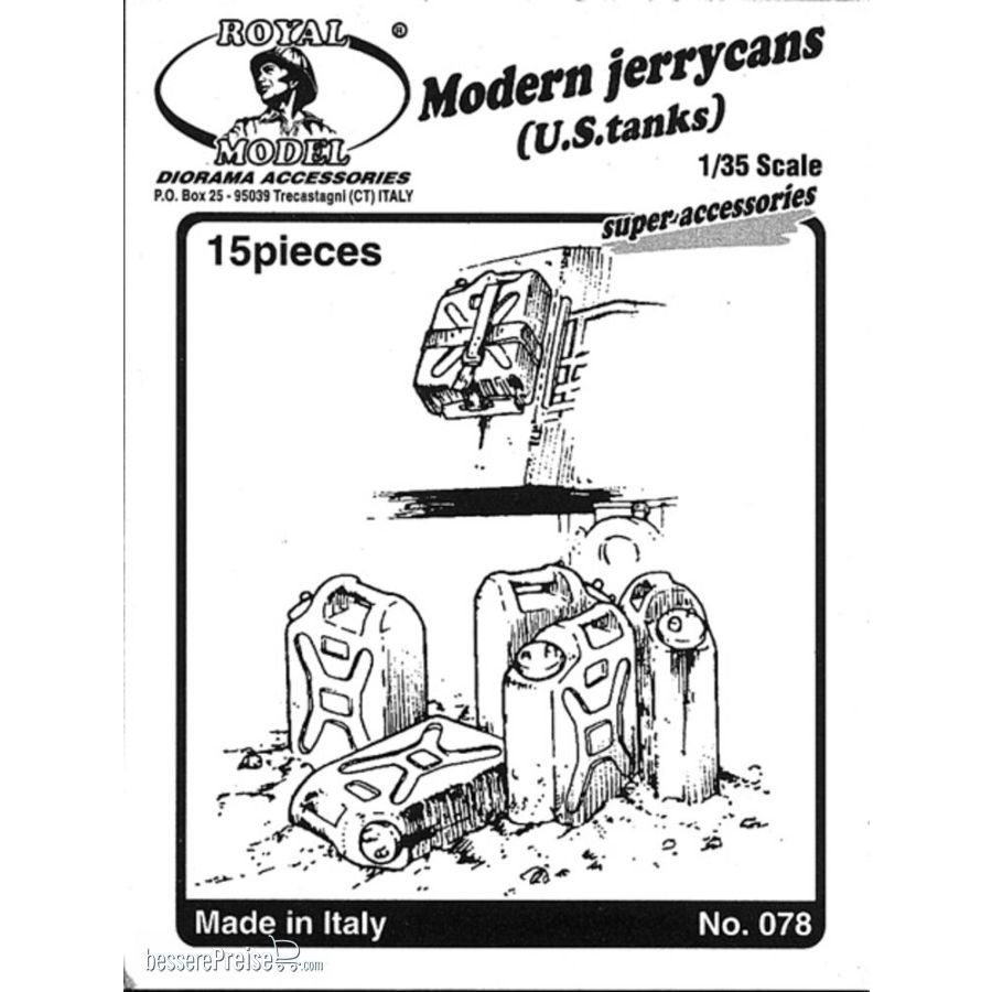 Royal Model RM078 - Modern jerricans U.S. tanks