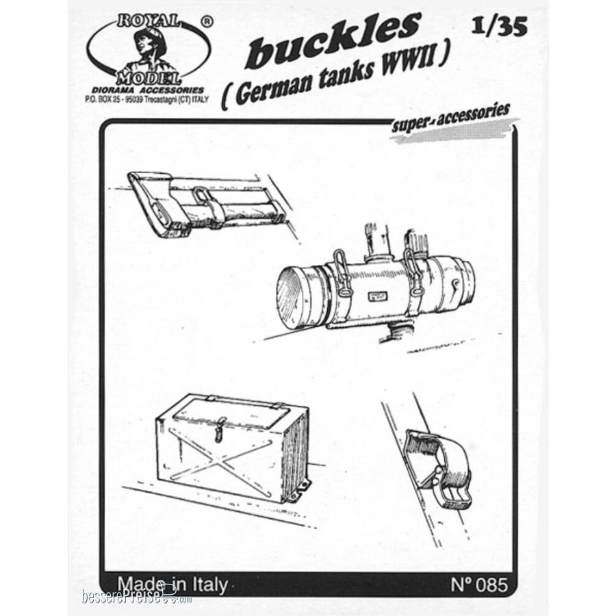 Royal Model RM085 - Buckles German tank