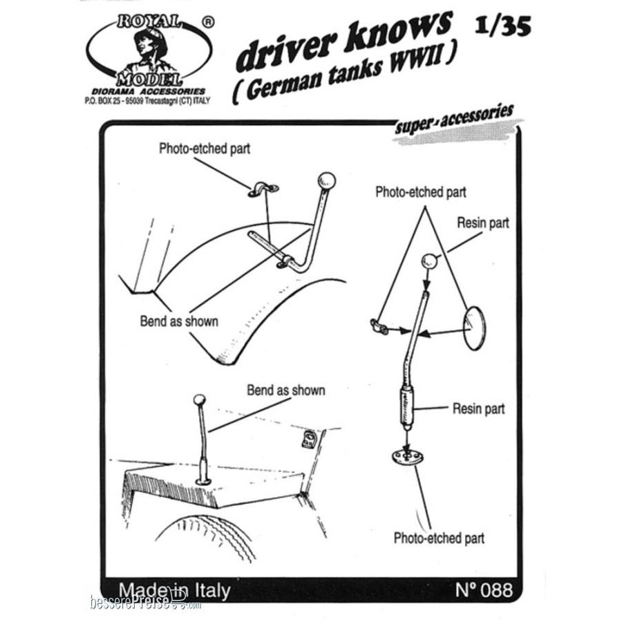 Royal Model RM088 - Driver knows German tanks