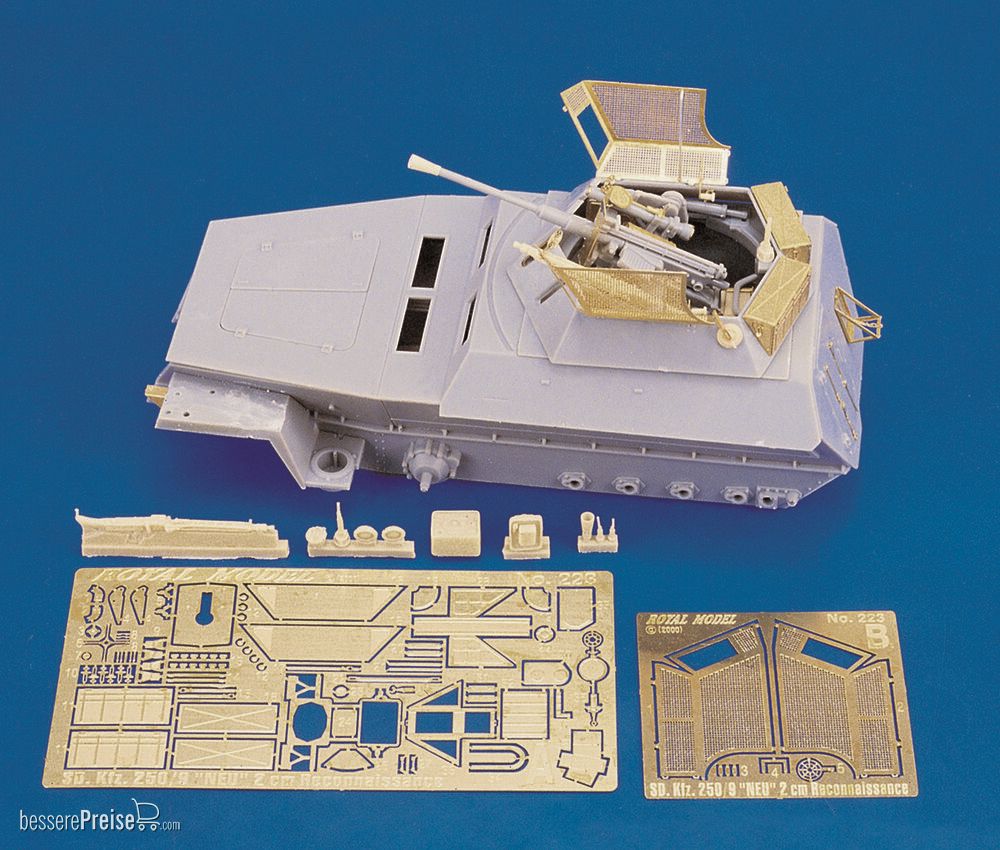 Royal Model RM223 - Sd. Kfz. 250 NEU 2 cm. Reconnaissance (for Dragon kit)