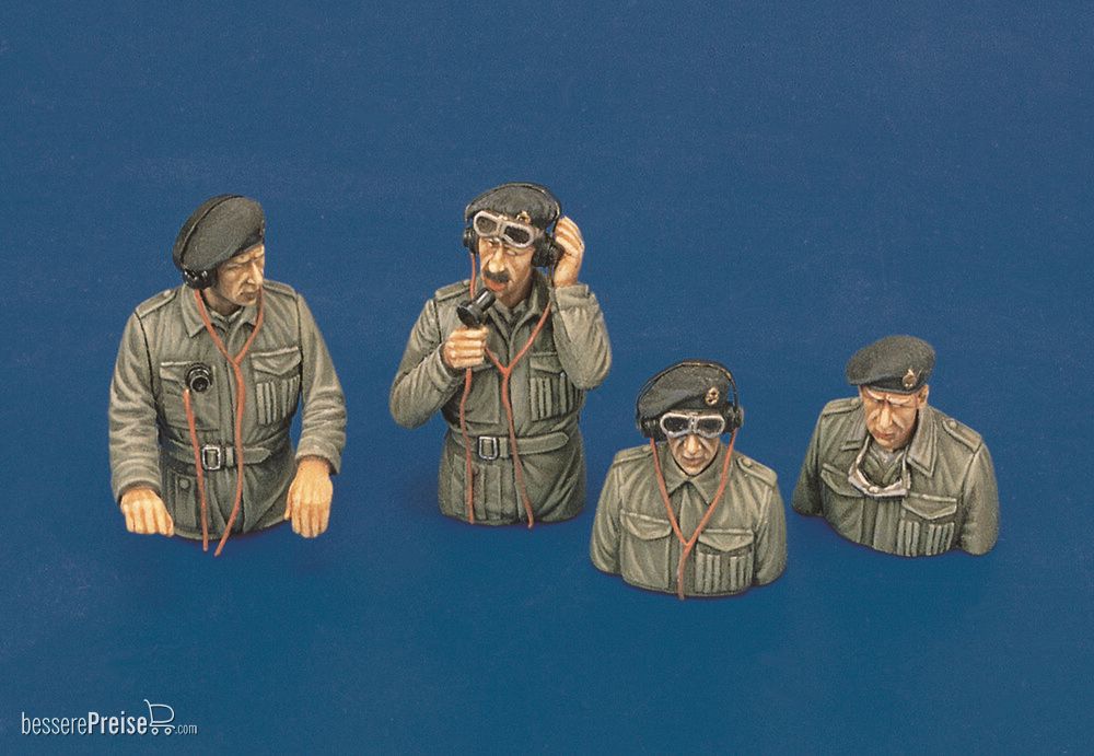 Royal Model RM231 - British tank crew-3/2 fig, - WWII