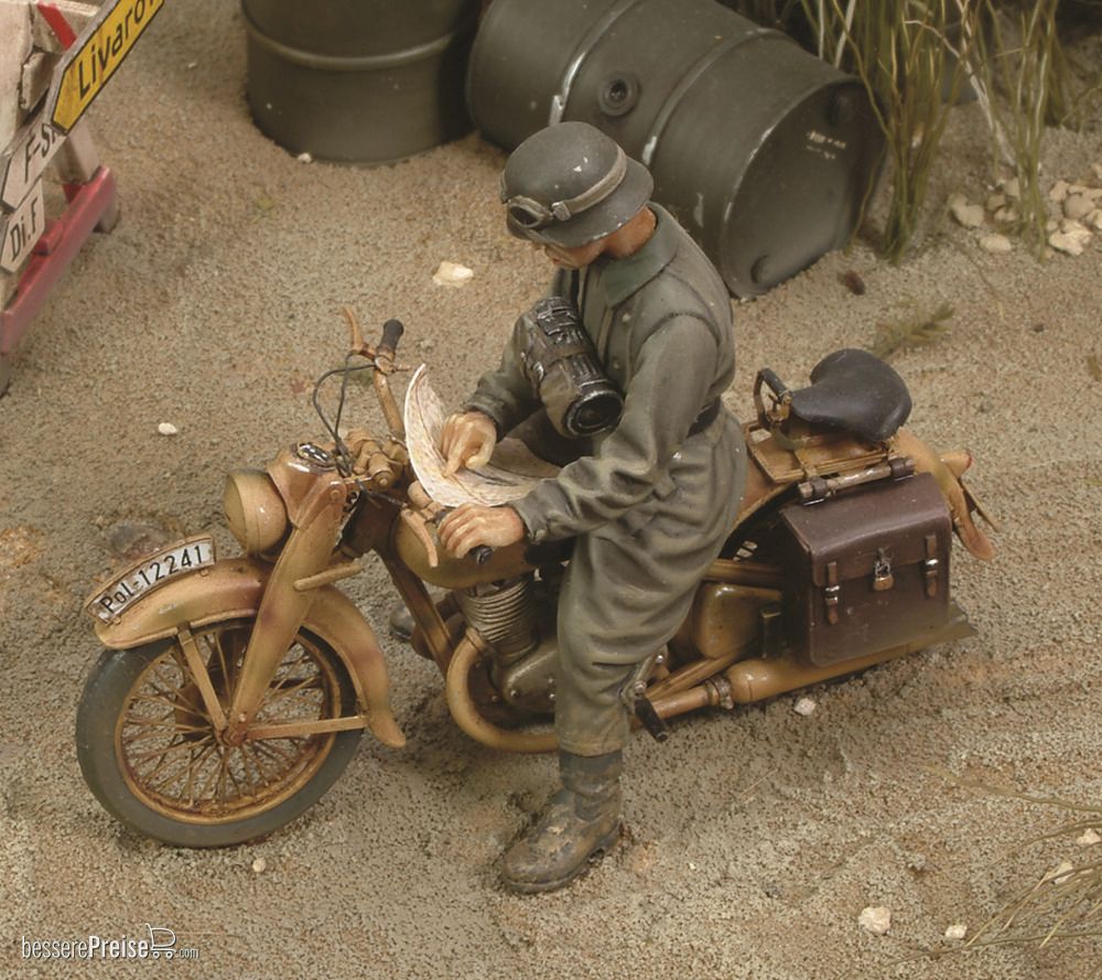 Royal Model RM266 - DKW German Motorcycle rider-WWII