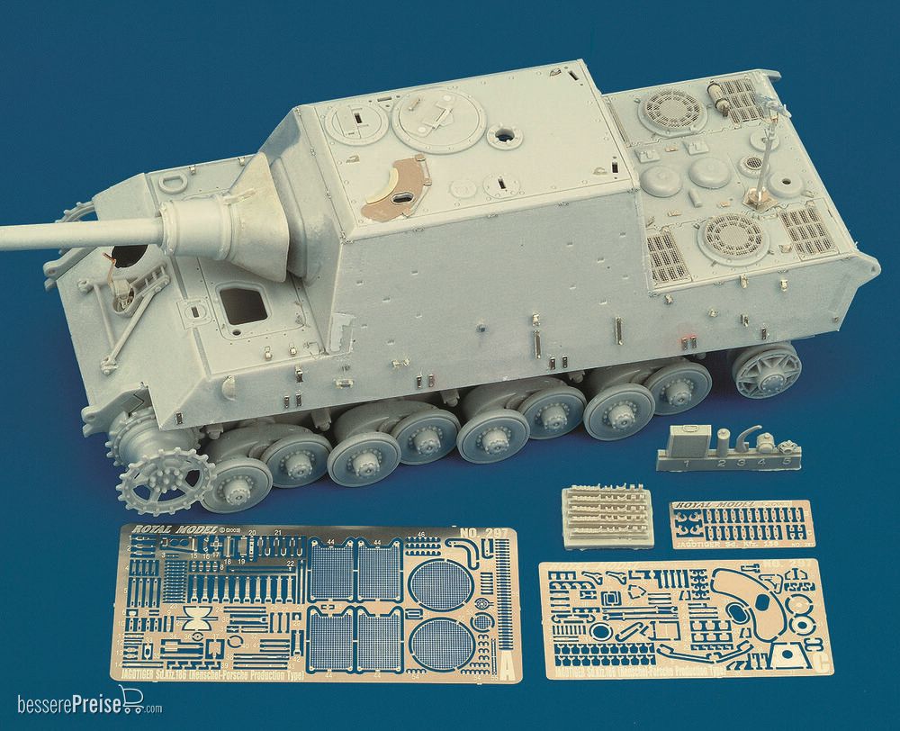 Royal Model RM297 - Jagdtiger Sd.Kpz. 186 Henschel-Porsche Type