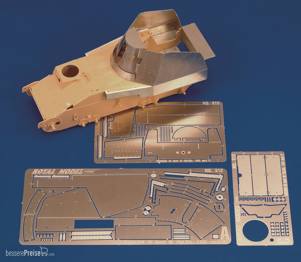 Royal Model RM312 - MARDER III Ausf M part 2°(for Tamiya kit)