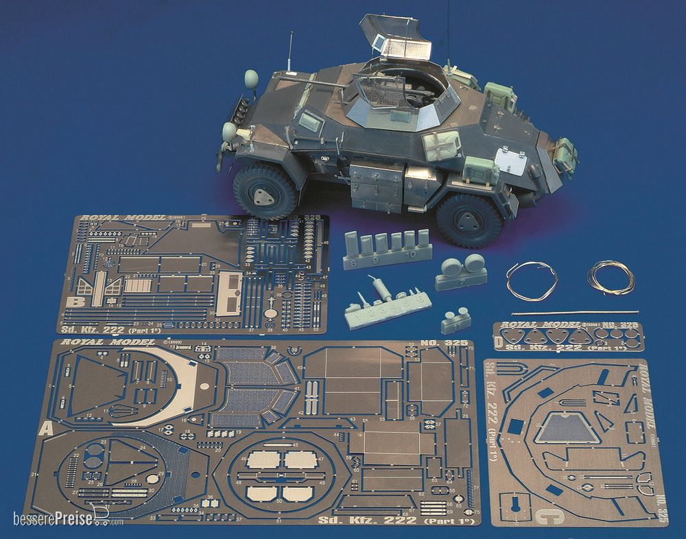 Royal Model RM325 - Sd. Kfz. 222 part 1° (for Tamiya kit)