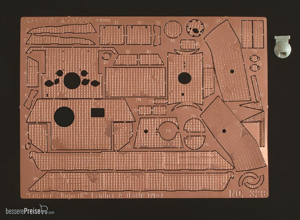 Royal Model RM328 - Scraped Zimmerit Panther A Late (for Dragon kit)