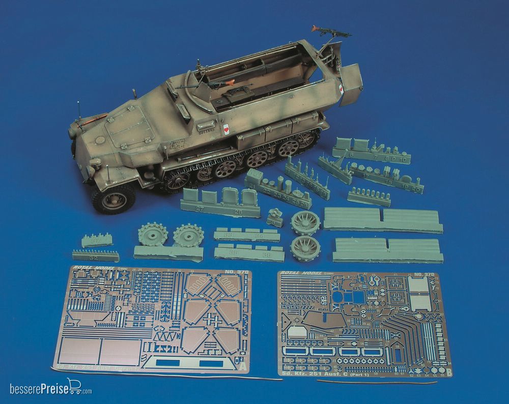 Royal Model RM370 - Sd.Kfz. 251C part 1 (for Dragon kit)