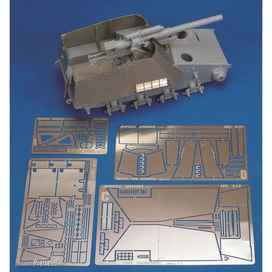 Royal Model RM412 - Sd. Kfz. 165 HUMMEL part 2 (for Dragon kit)