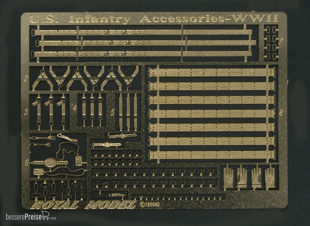 Royal Model RM461 - U.S. Infantry Accessories-WWII