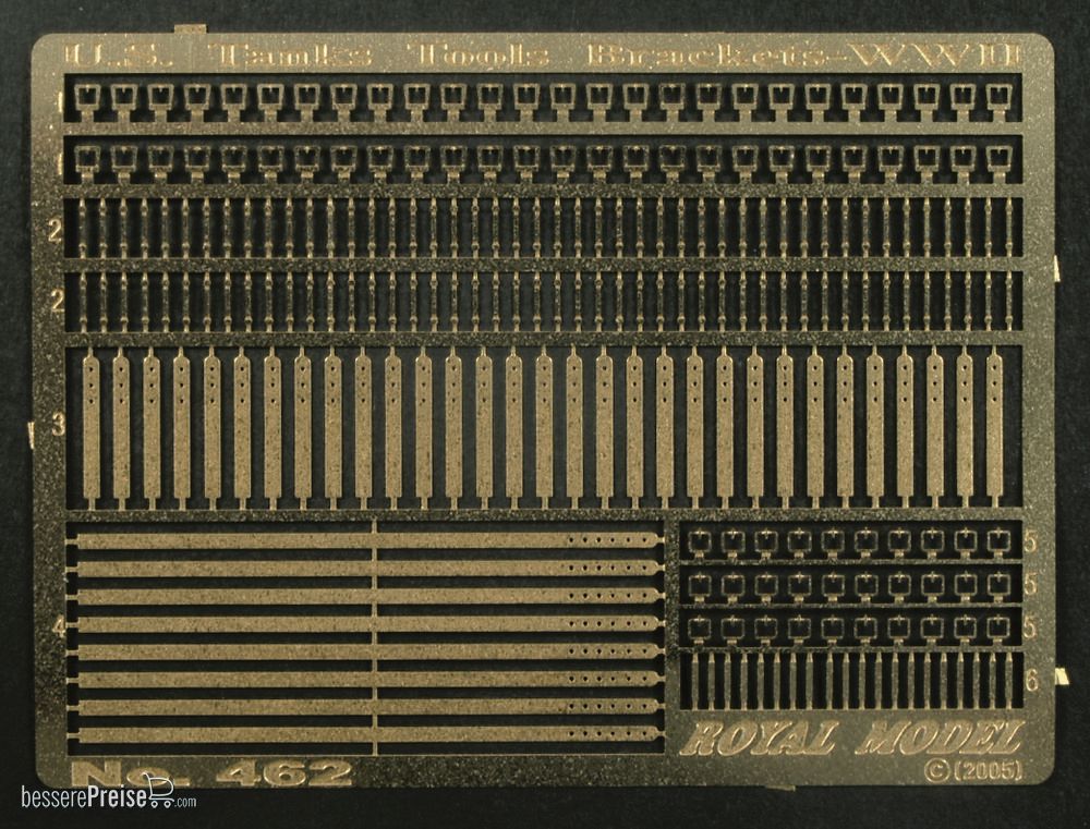 Royal Model RM462 - U.S Tanks tools Straps-WWII