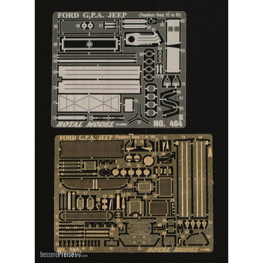 Royal Model RM464 - ford G.P.A. Jeep (for Tamiya kit)