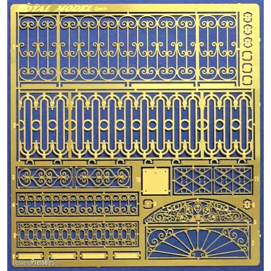 Royal Model RM825 - Assorted Railings Set