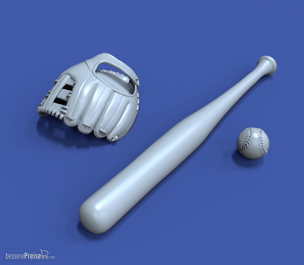 Royal Model RM1019 - Baseball accessories set 3D printed