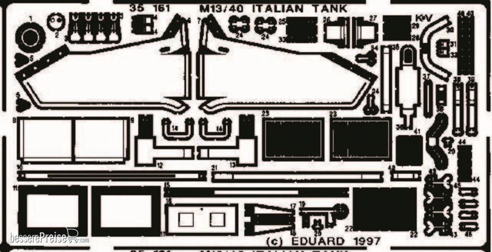 Eduard Accessories 35161 - M13/40 Panzer Detailbausatz