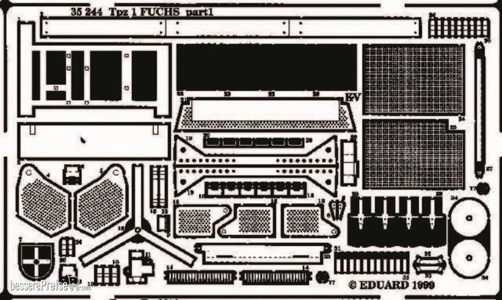 Eduard Accessories 35244 - Tpz-1 Fuchs für Revell Bausatz