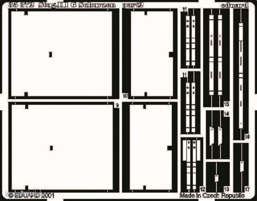 Eduard Accessories 35372 - Schurzen Stug. III Ausf. G Schützen Fotoätzsatz