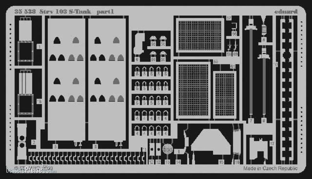 Eduard Accessories 35538 - Strv. 103 S-Tank