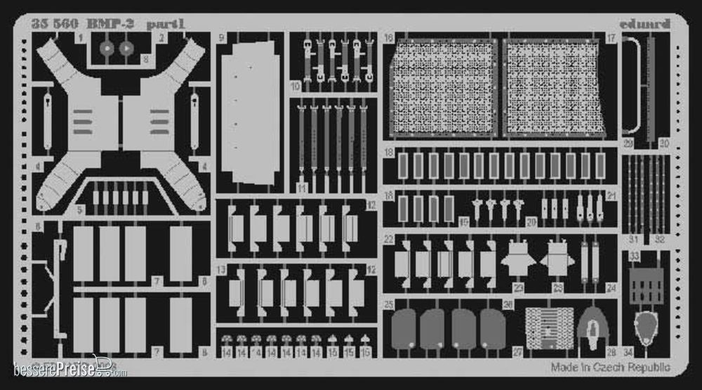 Eduard Accessories 35560 - BMP-2 Fotoätzsatz