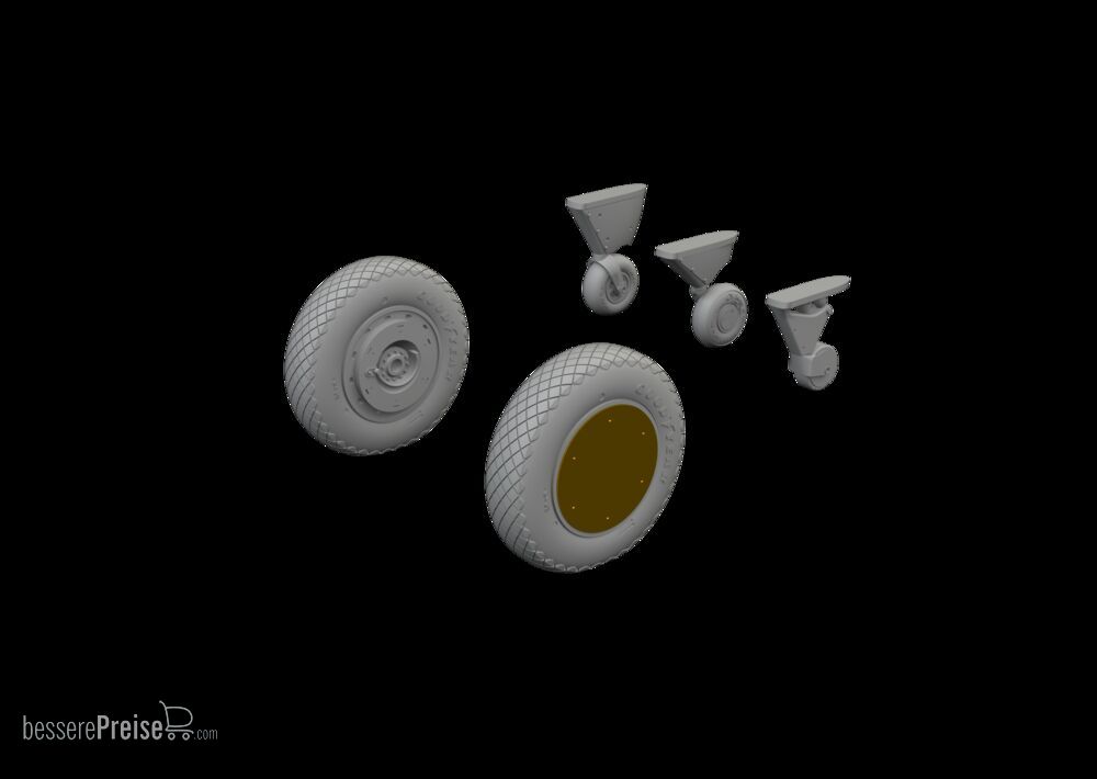 Eduard Accessories 648944 - 1/48 FM-1 wheels 1/48