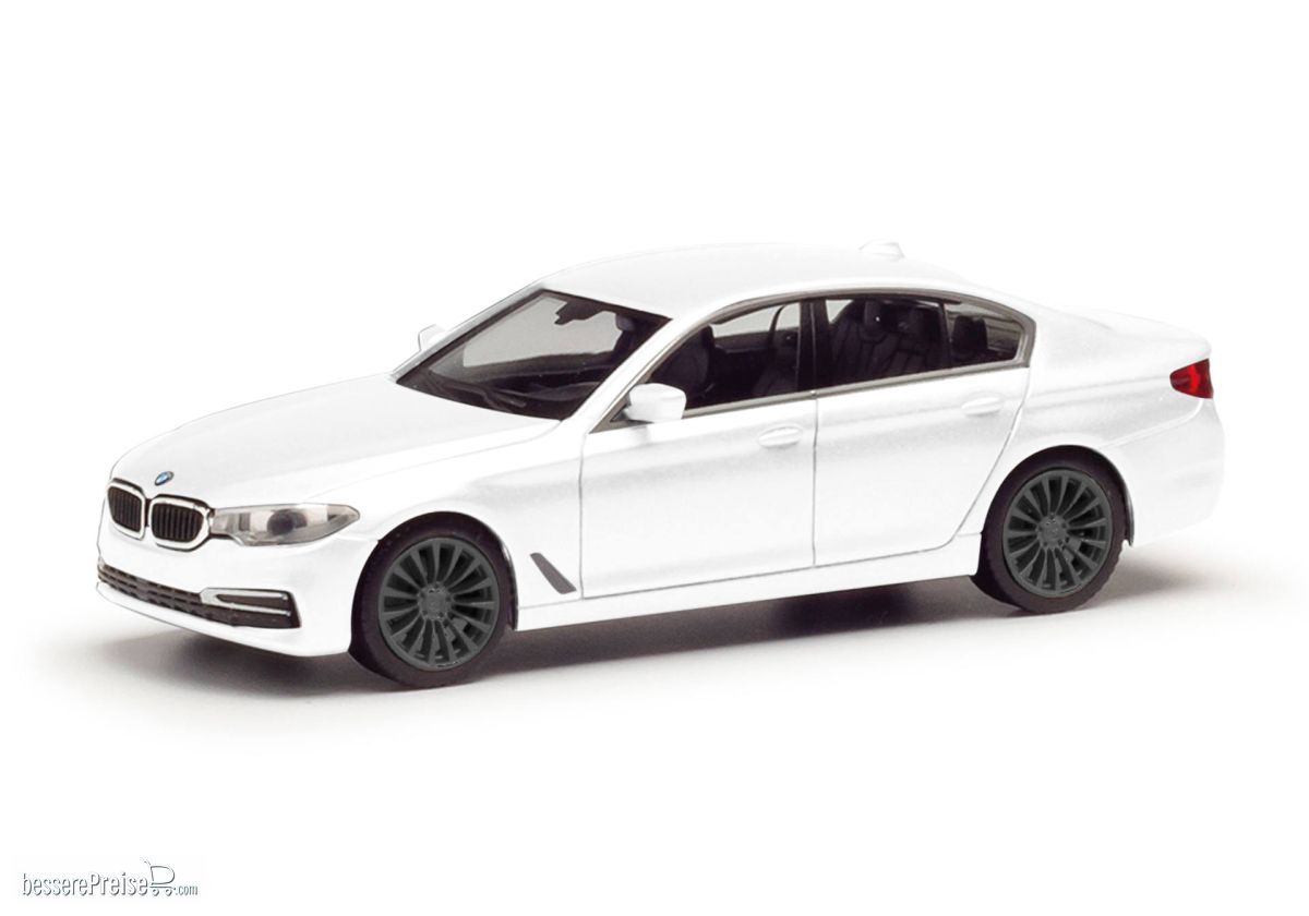 Herpa 420372-002 - BMW 5er Limousine, alpineweiß