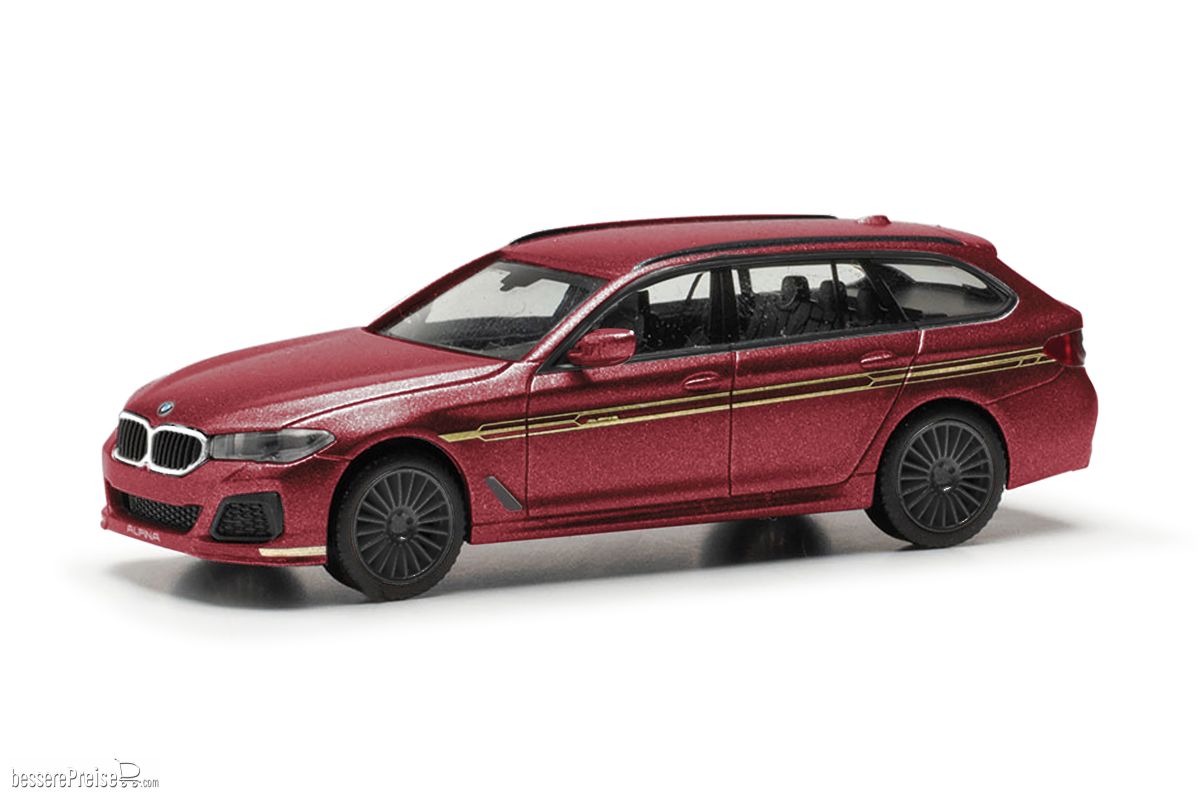 Herpa 430968-002 - BMW Alpina B5 Touring, fire red Metallic