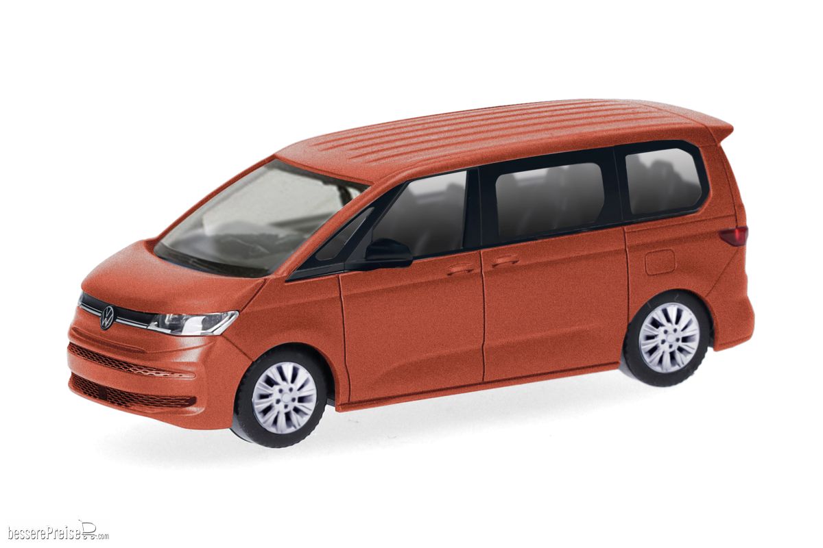 Herpa 431156 - Volkswagen (VW) Multivan, Energetic Orange Metallic