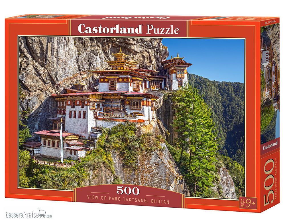 Castorland B-53445 - View of Paro Taktsang, Bhutan, Puzzle 500 Teile