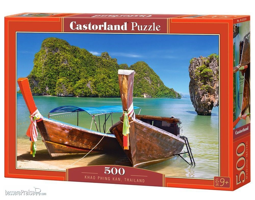 Castorland B-53551 - Khao Phing Kan, Thailand, Puzzle 500 Teile