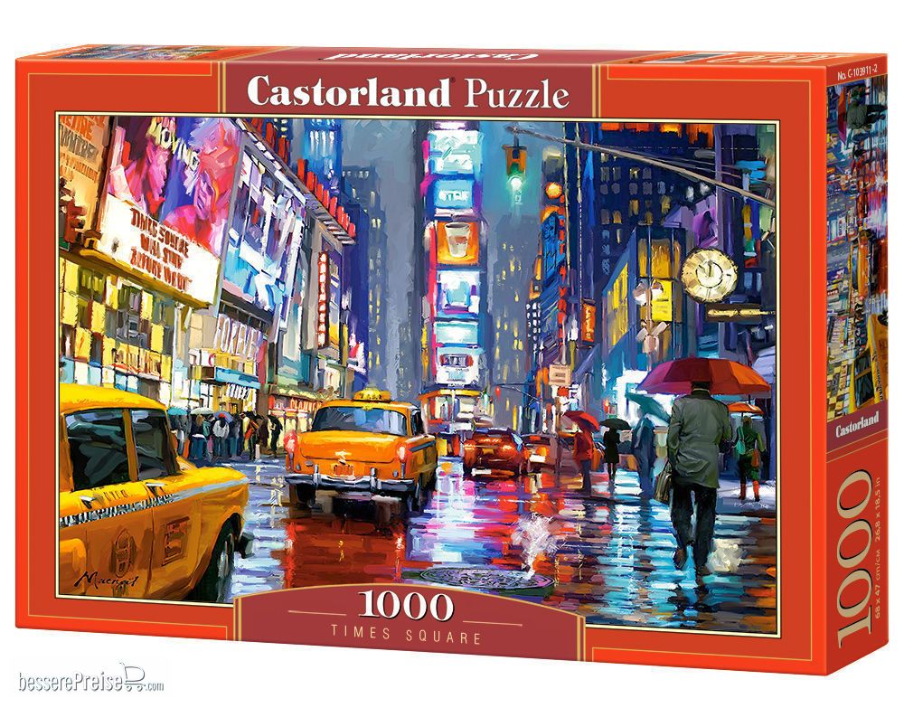 Castorland C-103911-2 - Times Square, Puzzle 1000 Teile