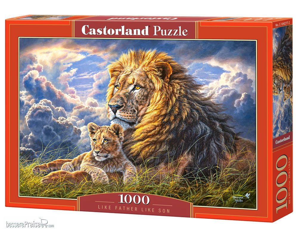 Castorland C-104277-2 - Like Father Like Son,Puzzle 1000 Teile