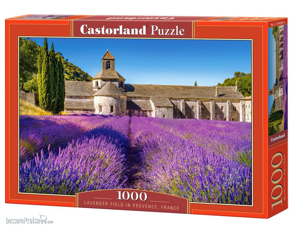 Castorland C-104284-2 - Lavender Field in Provence,France,Puzzle 1000 Teile