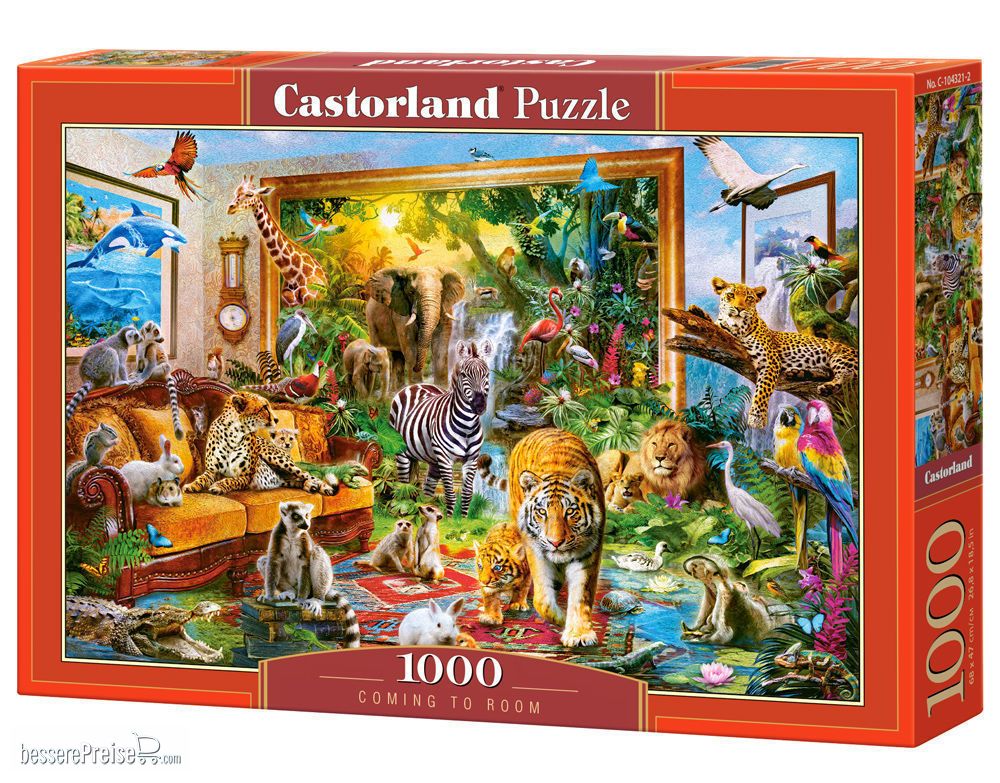 Castorland C-104321-2 - Coming to Room, Puzzle 1000 Teile