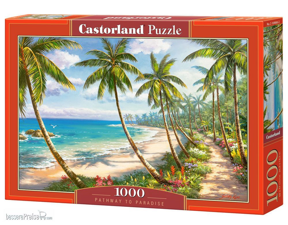 Castorland C-104666-2 - Pathway to Paradise, Puzzle 1000 Teile