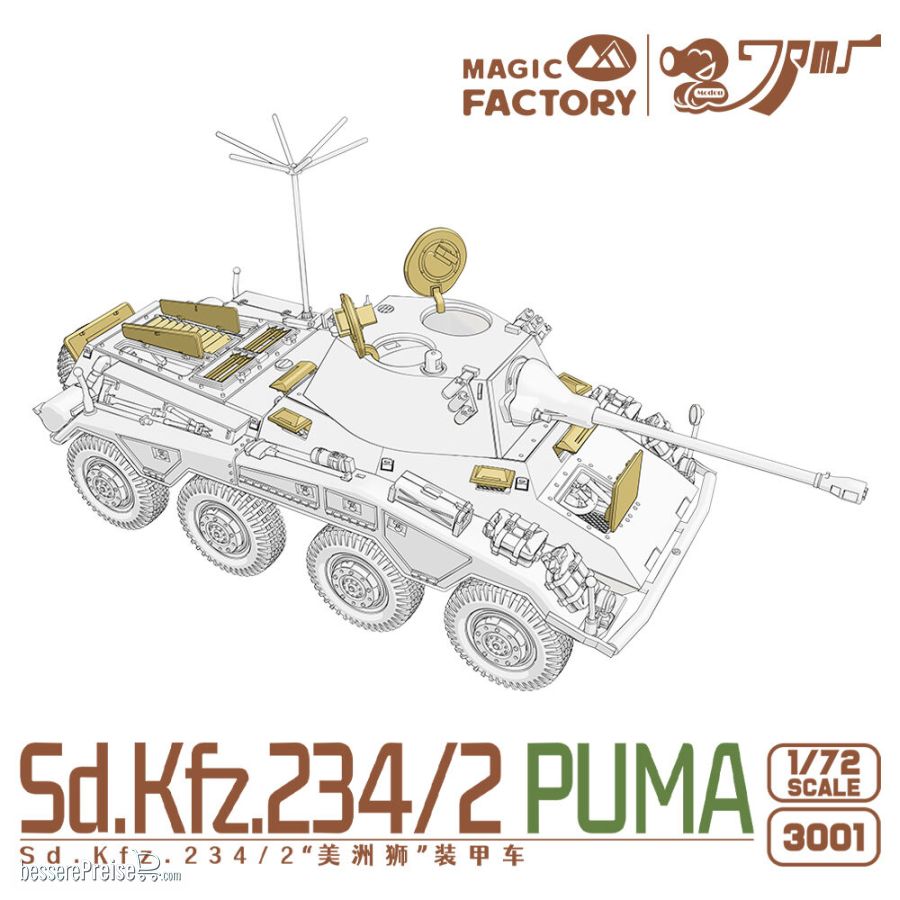 Magic Factory 3001 - Sd.Kfz.234/2 Puma