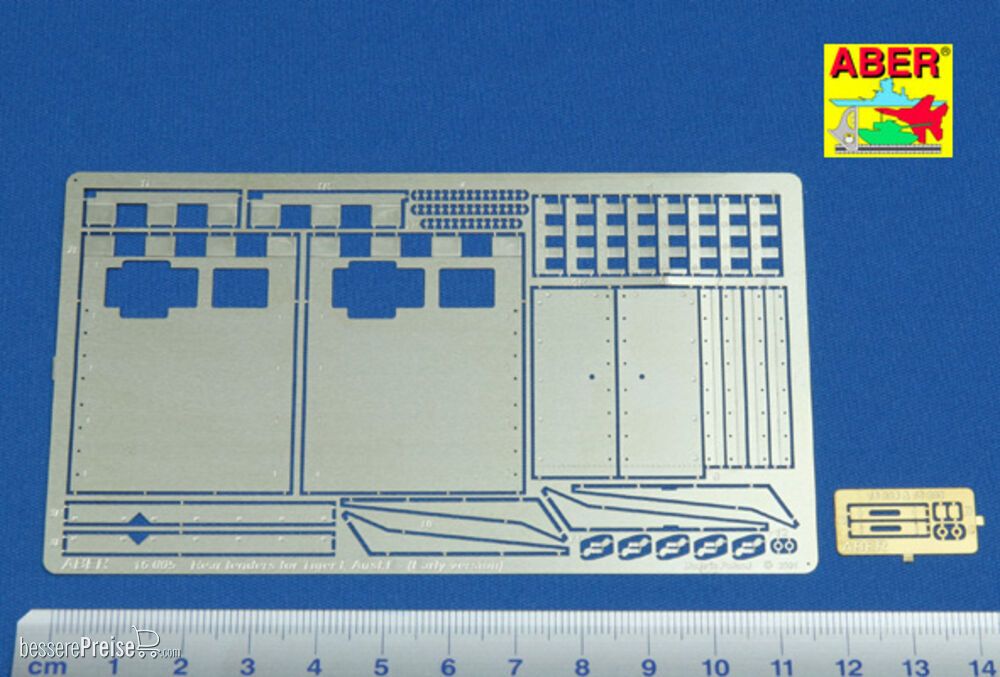 Aber Models 16005 - Rear fenders for Tiger I, Ausf.E-(Early version)