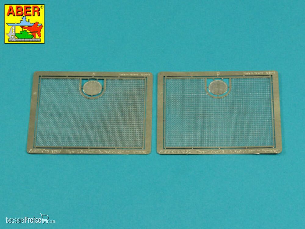 Aber Models 16056 - Aditional smaller mesh used on some Tiger I, Ausf.E under standart grilles