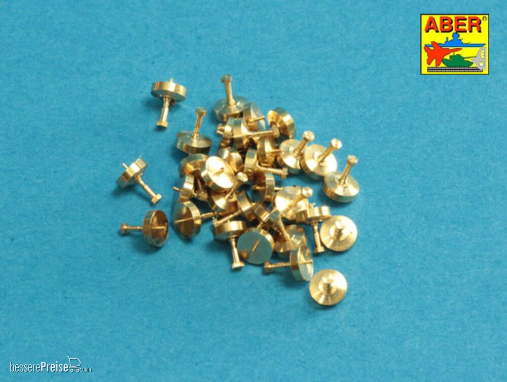 Aber Models 16115 - Turned imitation of Hexagonal bolts 0,85 x 1,30 mm x 30 pcs.