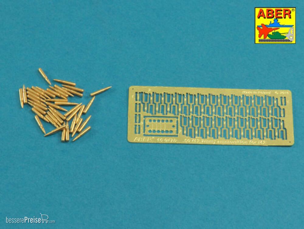 Aber Models 16130 - .50 cal. Ammunition for U.S. M2 Machine Gun