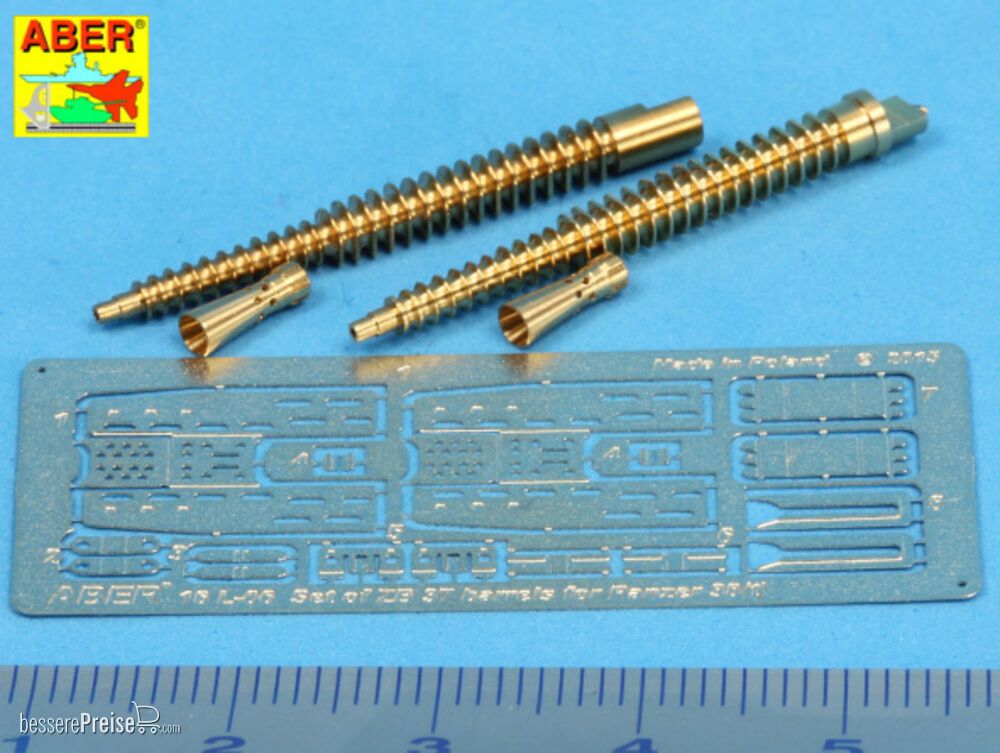 Aber Models 16 L-06 - Set of two barrels ZB 37 for Panzer 38(t)