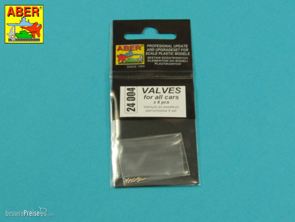 Aber Models 24004 - VALVES for all cars x 20pcs