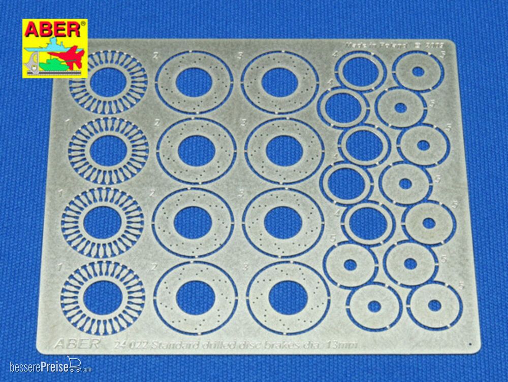 Aber Models 24022 - Standard drilled discs 13mm