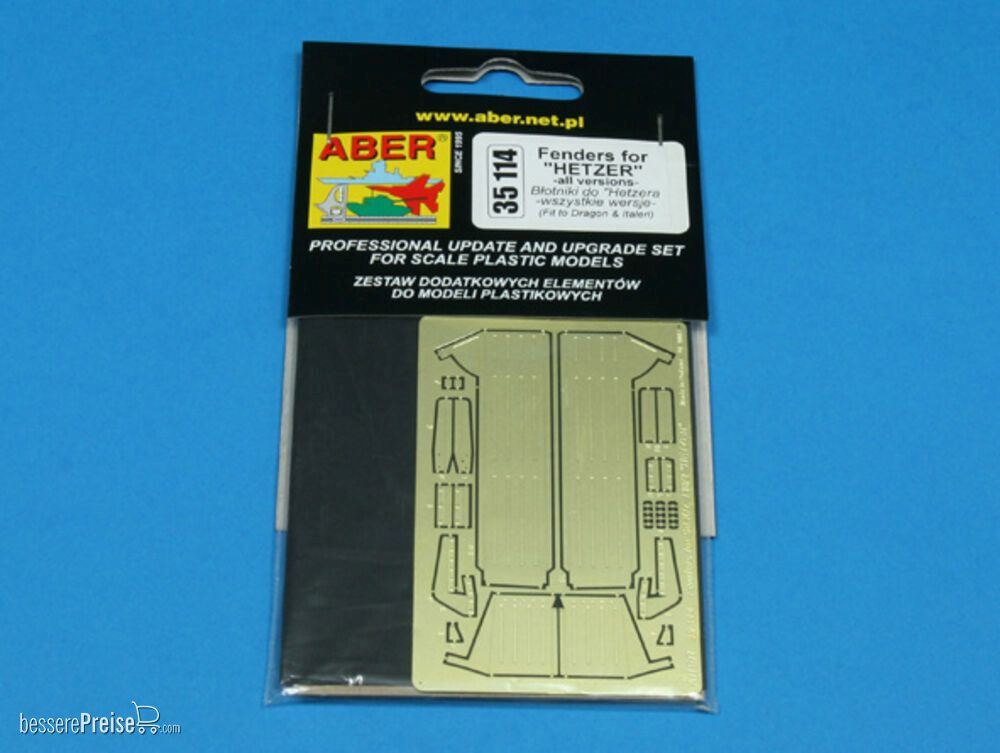 Aber Models 35114 - Fenders for Sd.Kfz.138/2Hetzer (all versions)