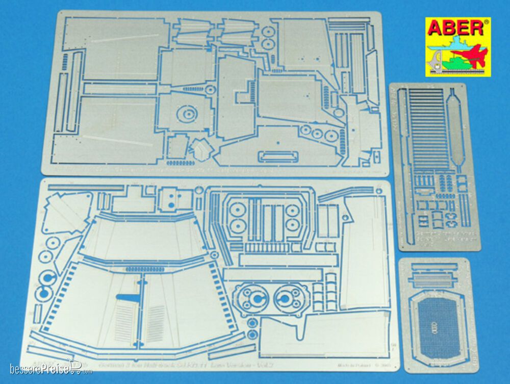 Aber Models 35132 - German 3 ton Half track Sd.Kfz. 11 late - vol. 2 - Fenders @ Engine overlay