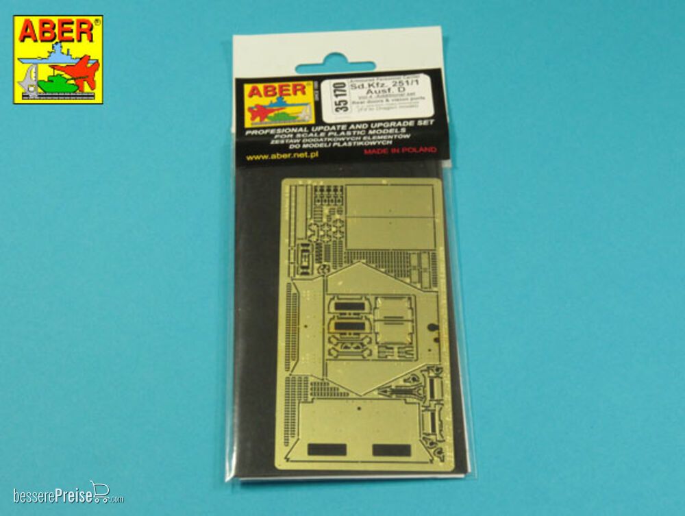 Aber Models 35170 - Sd.Kfz. 251/1 Ausf.D - Vol.4 - Rear doors & vision ports