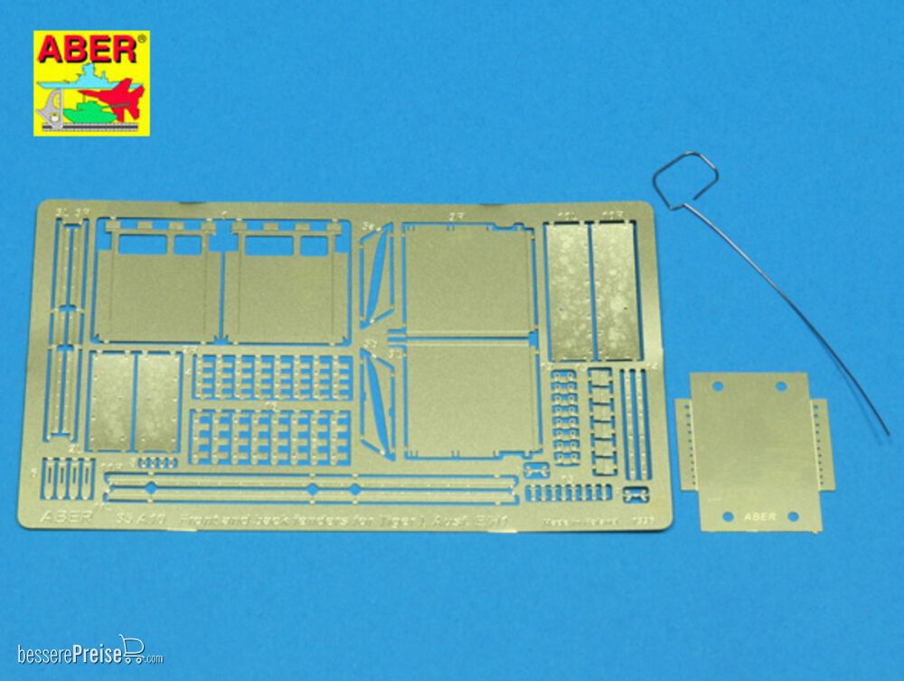 Aber Models 35 A010 - Front and back fenders for Tiger I