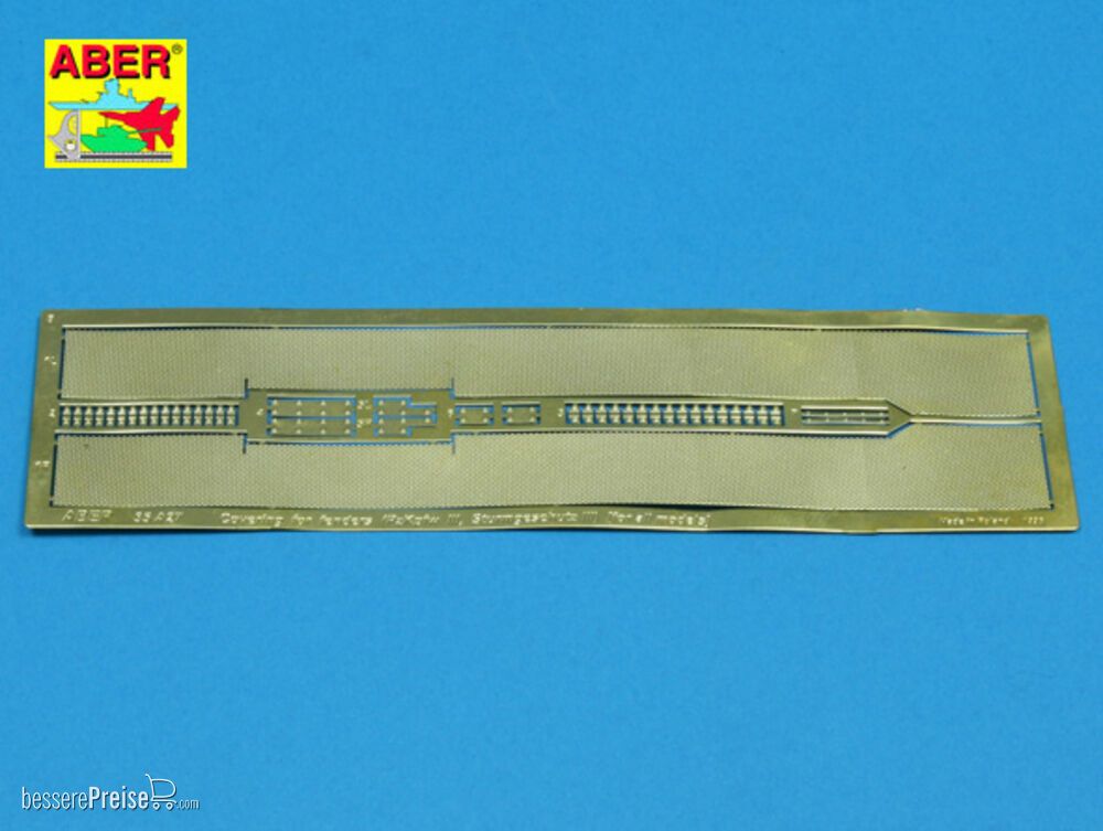 Aber Models 35 A027 - Covering to model plastic fenders for Pz.III, Stug. III