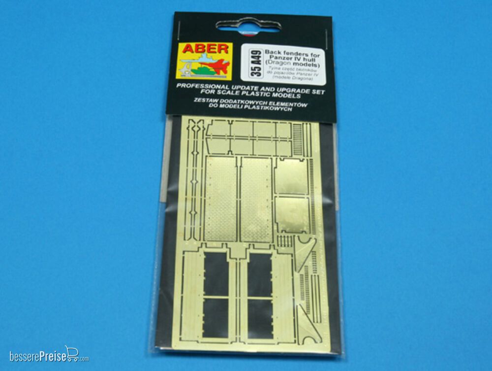 Aber Models 35 A049 - Back fenders for PzKpfw IV hull